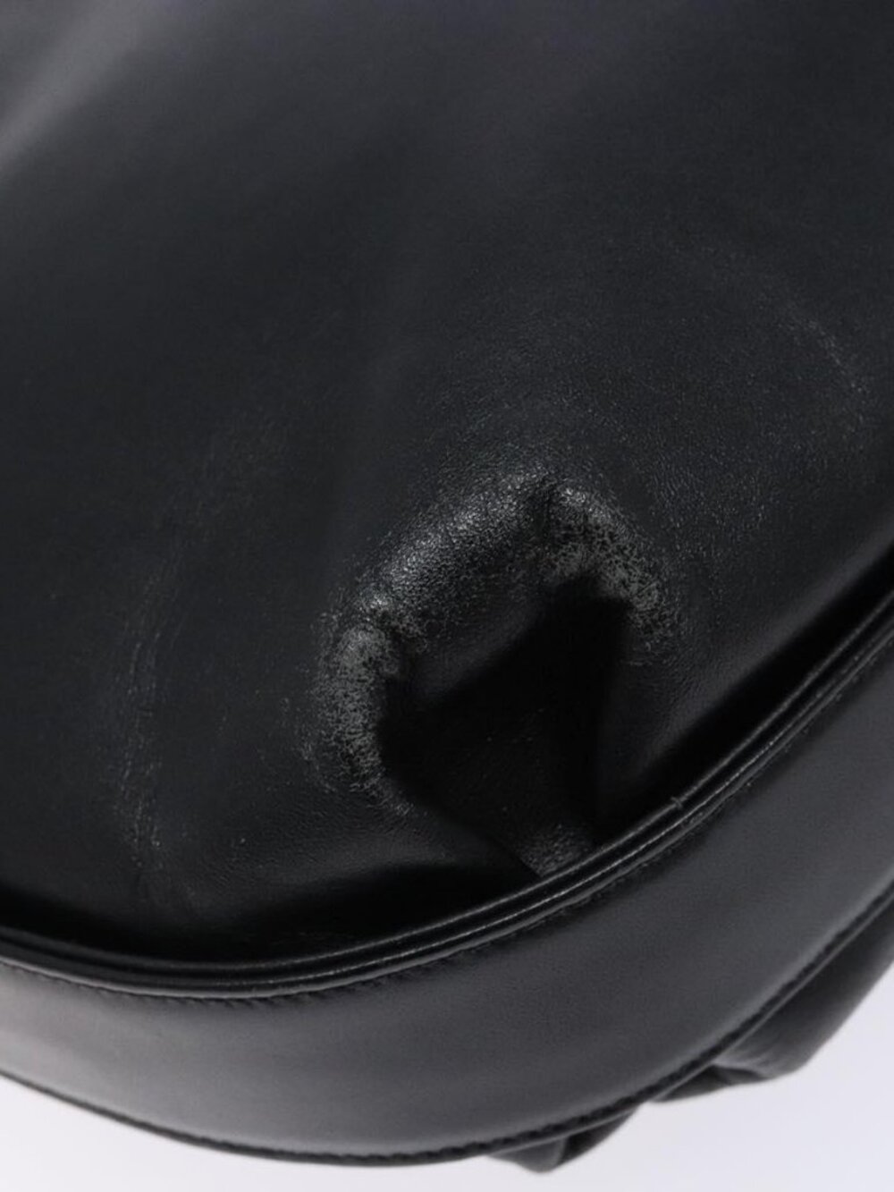 Authentic GIVENCHY Shoulder Bag Leather Black Gold - Picture 3 of 16